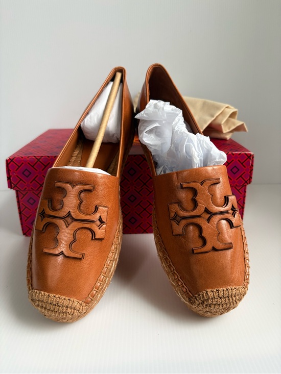Tory Burch Shoes - Tory Burch Women's INES Platform Espadrilles Tan 8.5 NIB